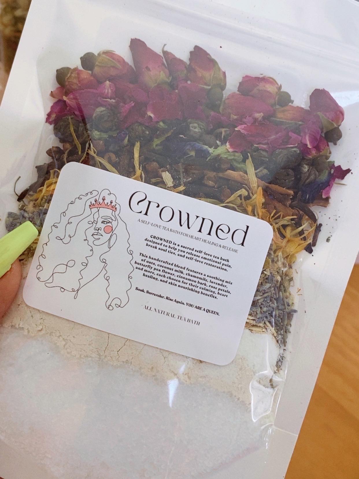 Crowned Tea Bath Spa Kit