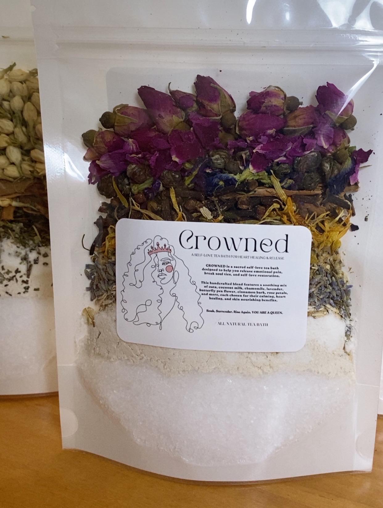 Crowned Tea Bath Spa Kit