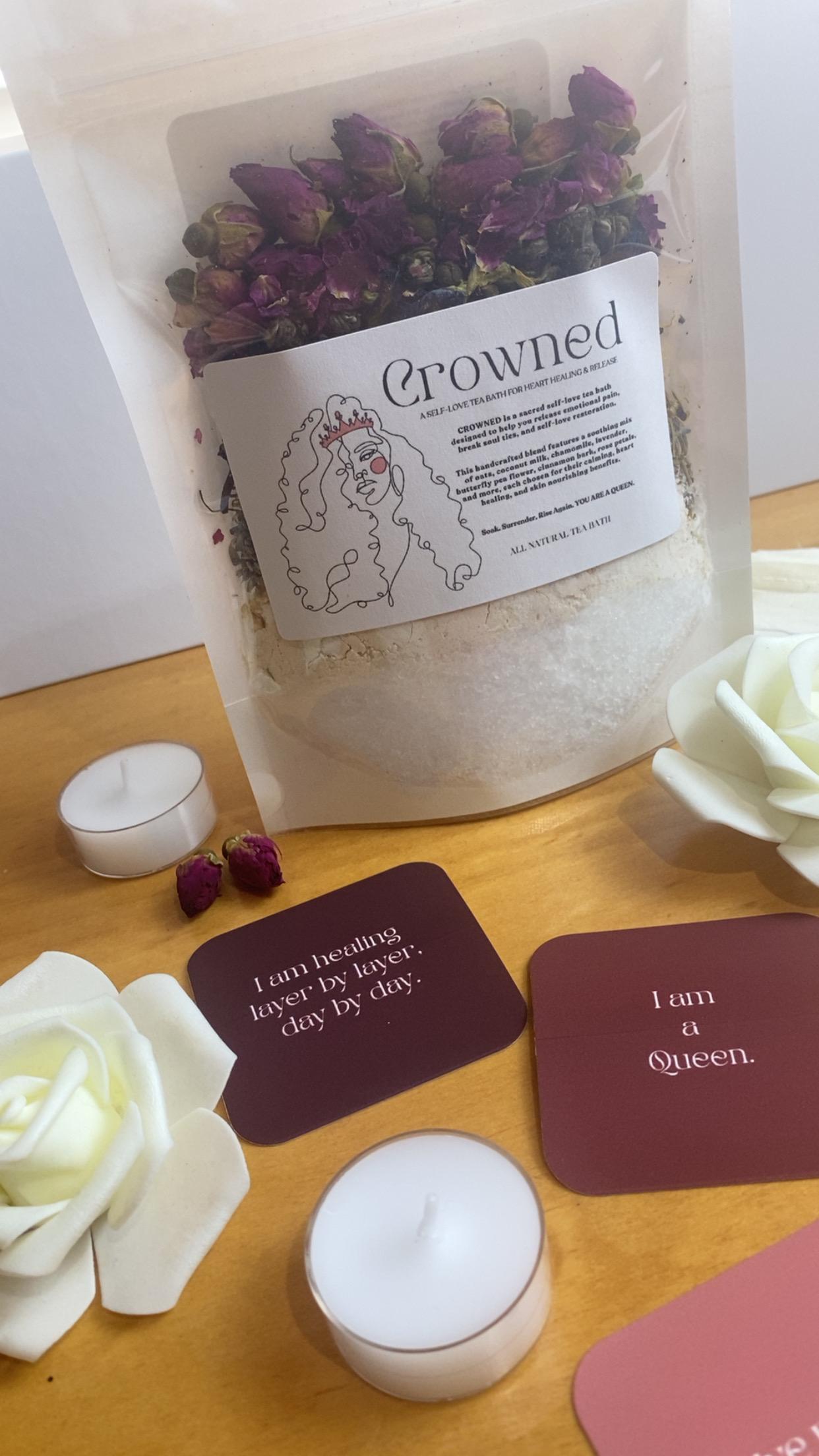 Crowned Tea Bath Spa Kit